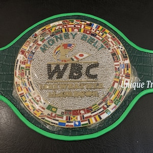 MayWeather McGregorWBC Money Boxing Championship Belt Gold Plated