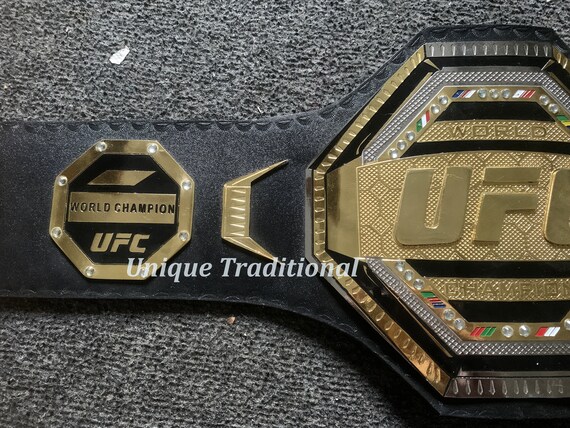 Ceinture réplique du championnat classique UFC, noire