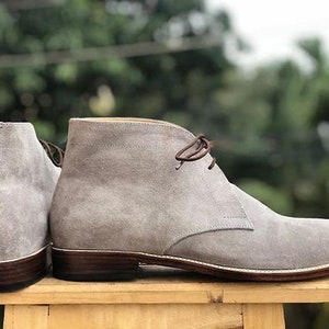 Suede Chukka Boots Etsy Ireland