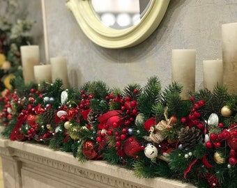 Guirlande de Noël aux fruits rouges