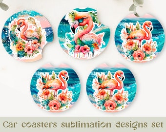 Summer Car Coaster Bundle | Car Coaster Sublimation png