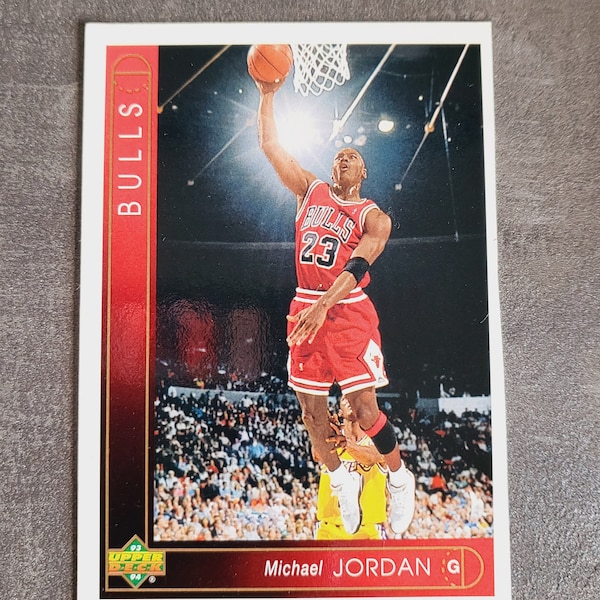 upper deck michael jordan basketball card