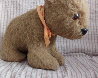 Vintage Rare Chad Valley Hygenic Standing Plush Brown Bear