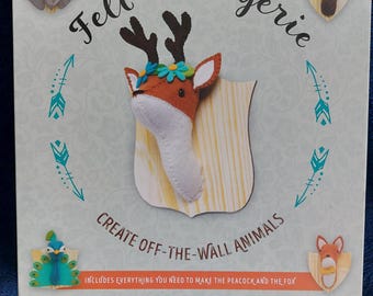 Felt Menagerie Book & Kit, Abby Glasses berg, Felt Sewing Kit