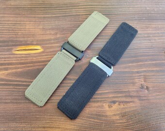 Bell & Ross BR01/BR03 ウォッチ用キャンバスバンド - 22 mm/24 mm