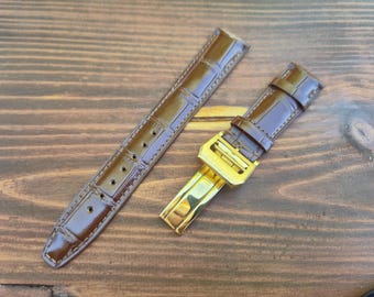 Correa de cuero para reloj IWC Portugieser/Portofino - 20 mm/22 mm