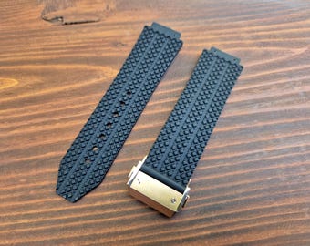 Pasek gumowy do zegarka Hublot Big Bang Series - 25 x 19 mm