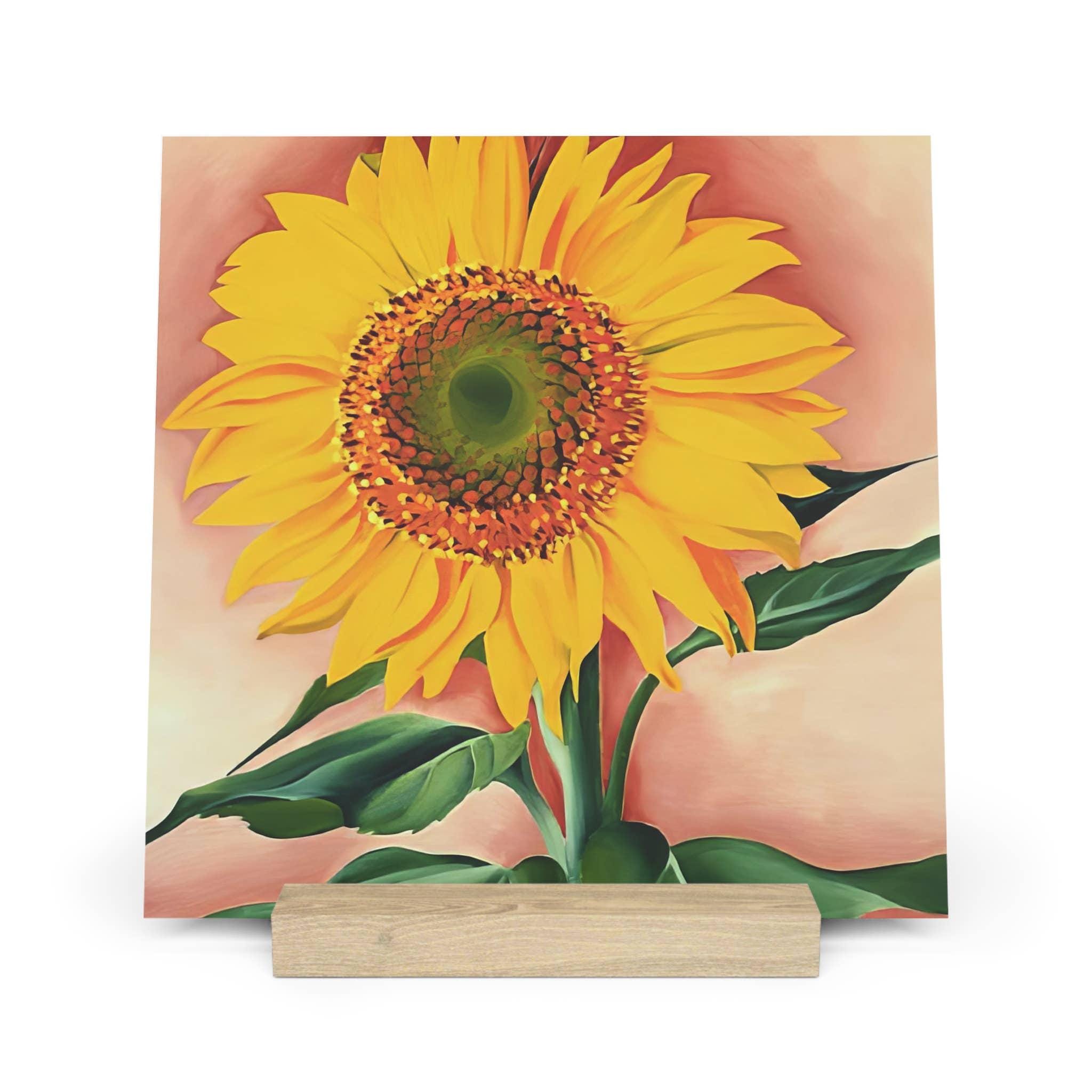 Georgia O'keeffe Sunflower - Etsy