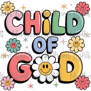 Kind Gottes PNG, Jesus Png, Retro christliches Sublimationsdesign, christlicher Png, Glaube Png, religiöser Png, Kind Png