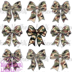 Retro Camo Coquette Bow Png, Camo Mama Png, Mother Coquette Bow Png, Camo Coquette Bow Sublimation Design, Camo Hunting Png, Camouflage Png