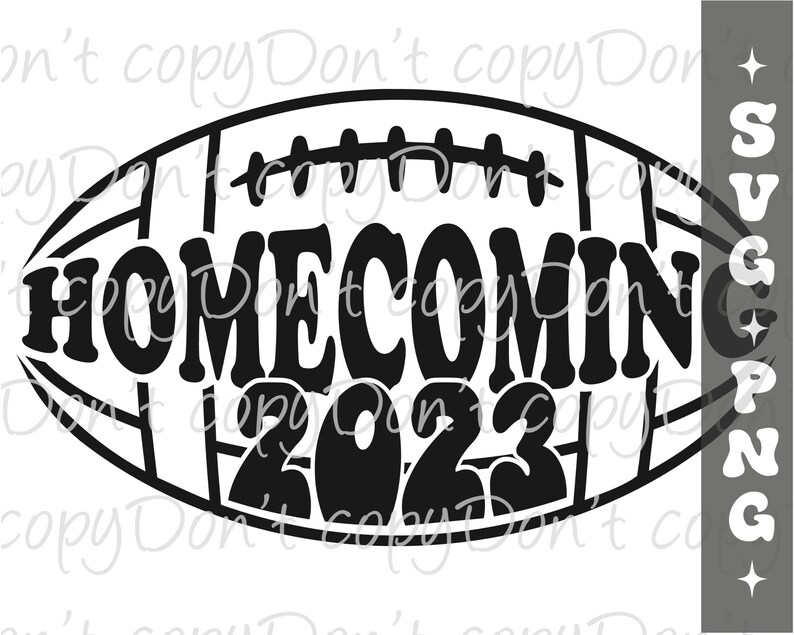 2023 Football SVG PNG Designs 2023 Svg Etsy