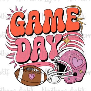 Game Day Football Girl PNG, Futebol PNG, Touchdown Futebol Png, Temporada De Dia De Jogo Png, Temporada De Touchdown Png, Futebol Vintage png