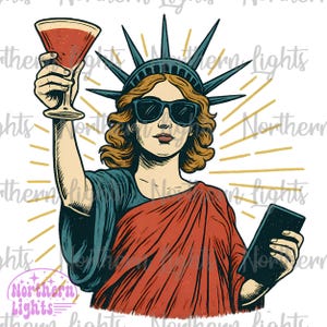 Estátua da Liberdade EUA 4 de Julho PNG, Desenhos americanos engraçados PNG, América PNG, Feminino americano PNG, EUA PNG, Dia da Independência PNG