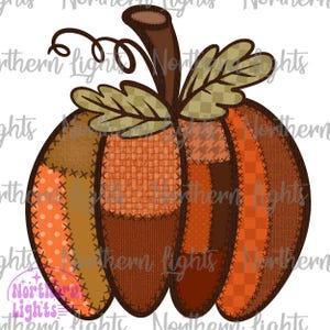 Pumpkin Faux Embroidery PNG, Fall Png, Retro Pumpkin Png, Fall Pumpkins Png, Pumpkins Sublimation, Patchwork Pumpkin png, pumpkin season png