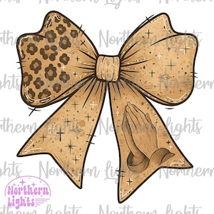 Coquette Christian Bow Prayer PNG, Boho Christian Png, Jesus Png, Bible Verse png, Religious Png, Christian Png, Prayer png design, Pray png