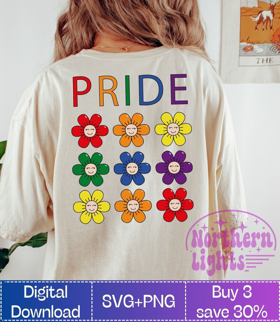 Pride SVG, Retro Flowers Svg, Lgbtq Svg , Lgbt Rainbow Svg, Gay Pride ...