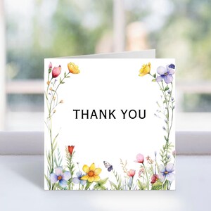 Cartes de remerciement florales - Félicitations, amis, famille, voeux, jardinage, écologique, biodégradable, carte de voeux fleurs à planter