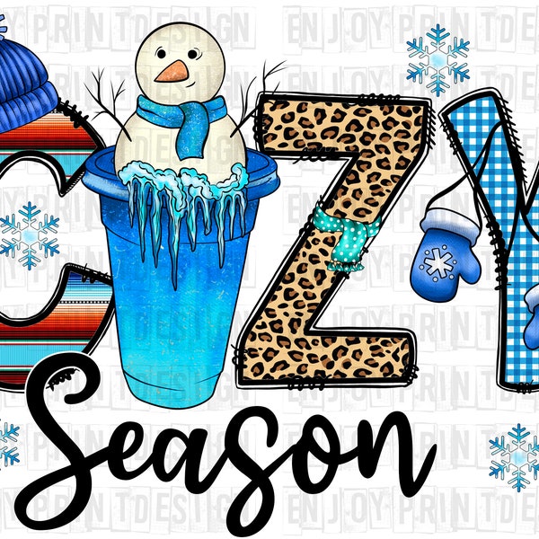 Cozy Season Winter png, Cozy Season Sublimation Png, Winter Png, Holiday Png, Winter Design, Sublimation Design Downloa, Digital Download