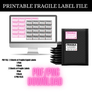 Fragile Label Printable File