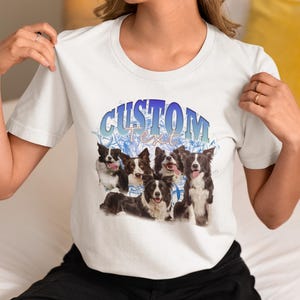 Custom Girlfriend T-Shirt, Shirt With Face, Custom Photo Vintage Shirts, Custom Your Own Picture Idea, Graphic Wife Husband Tee