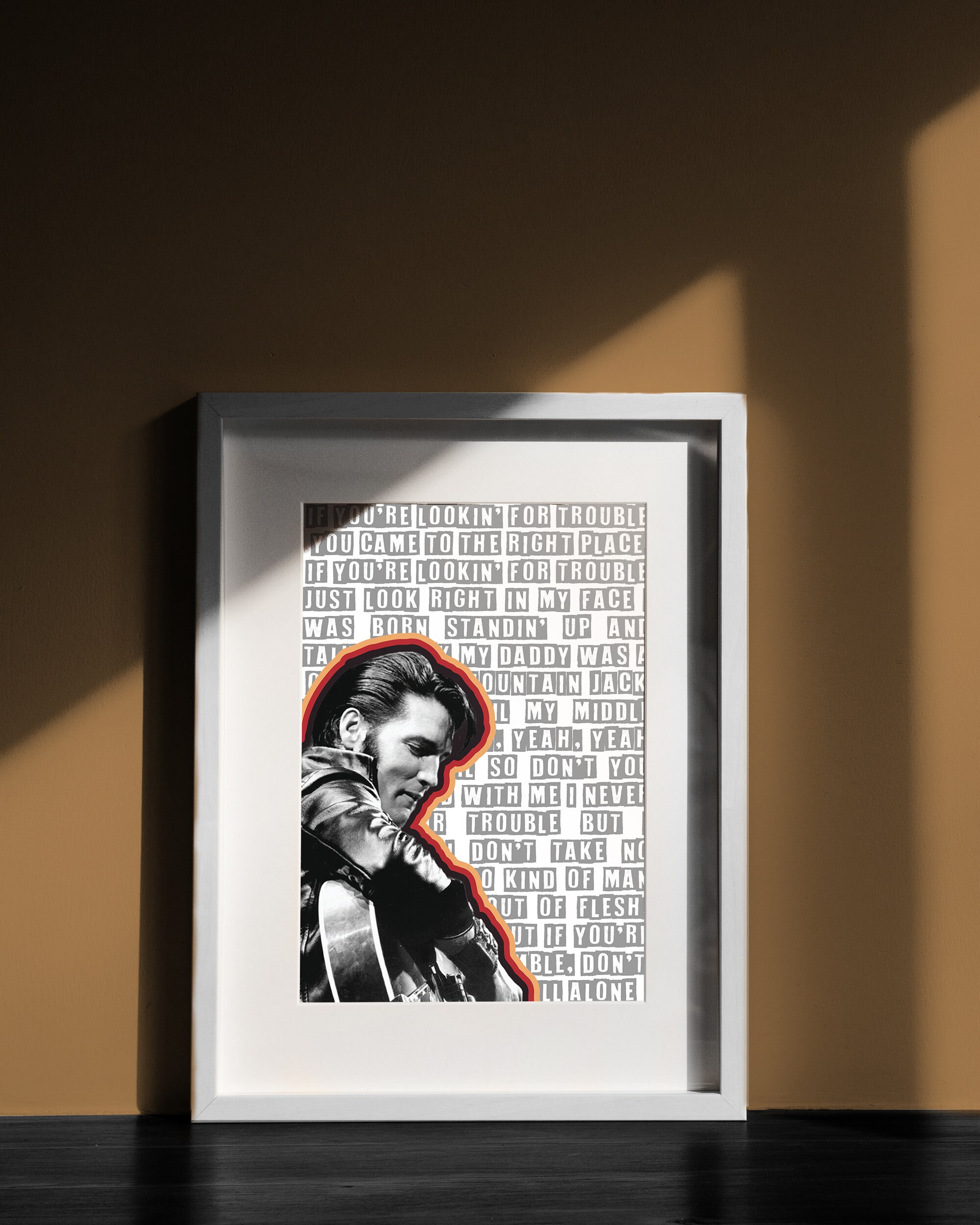 ELVIS PRESLEY - 68 SPECIAL - SIGNED ORIGINAL A4 PHOTO PRINT MEMORABILIA