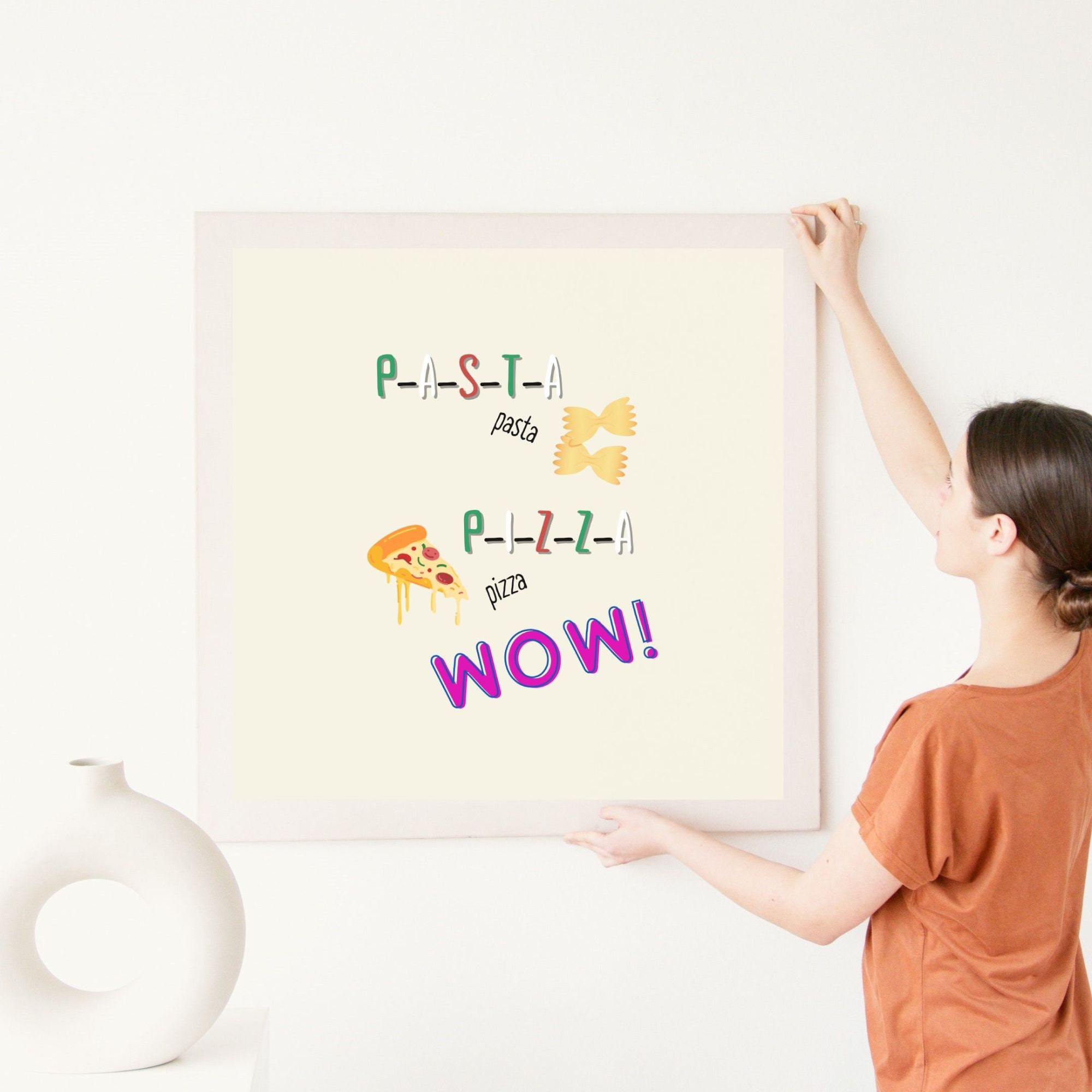 BTS Iconic Quote Poster Pizza Pasta Kim Seokjin BTS Jin Etsy