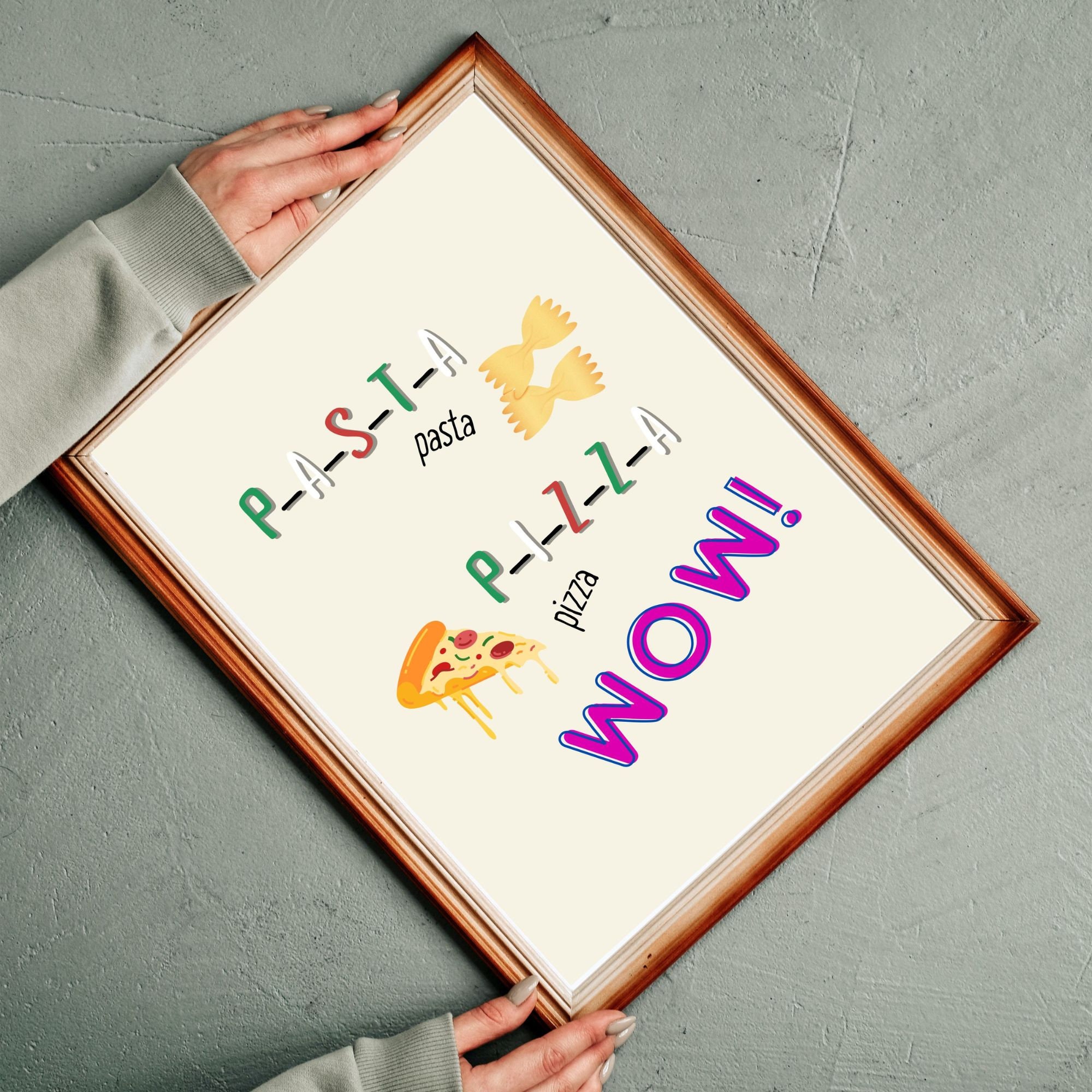 BTS Iconic Quote Poster Pizza Pasta Kim Seokjin BTS Jin Etsy