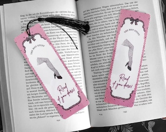 Spicy "Read if you dare" bookmark | Dark Romance book accessory | Gift for bookworms & smut lovers | Book accessory | Handmade