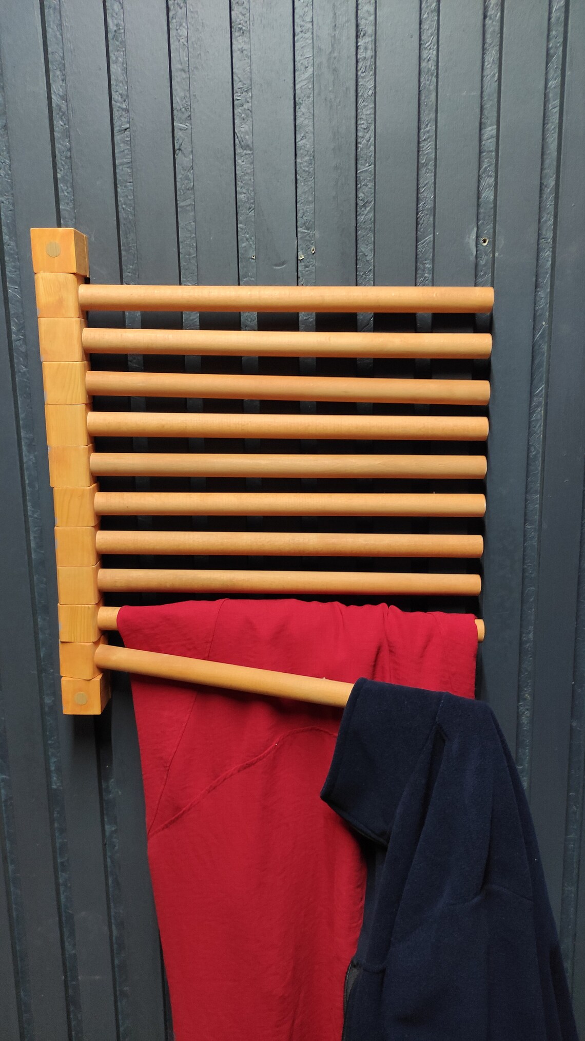 Wall Clothes Hanger Trouser Rack Multifunctional Organizer Etsy