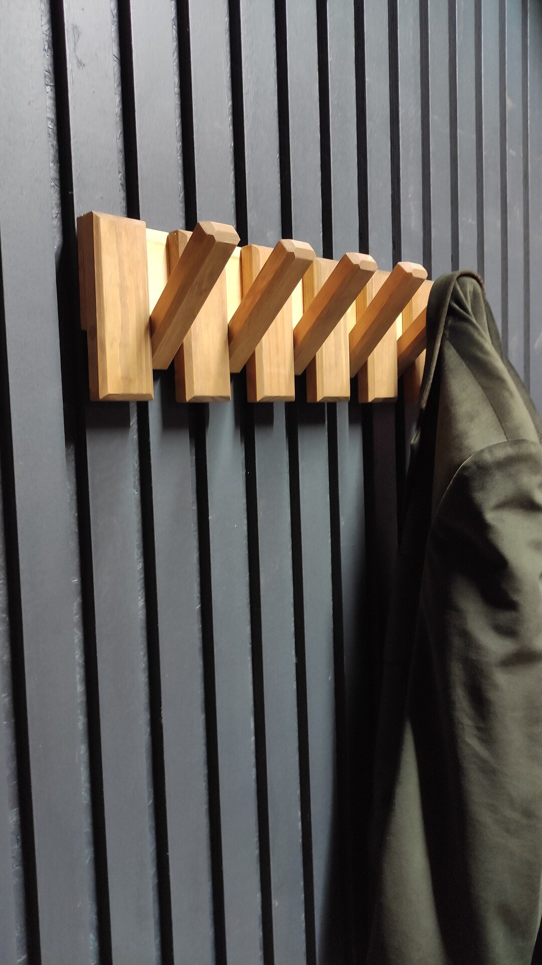 Flip Down Wall Hook Rack Wall Mounted Piano Imitation Coat Etsy