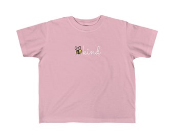 Be Kind Fine Jersey T-shirt voor kinderen - One Bee