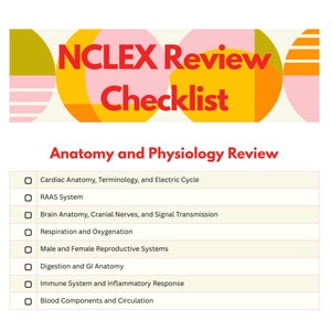 NCLEX Review Checklist