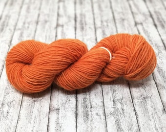 Hand dyed skein, naturally dyed wool, indie dyed wool, gift for knitter