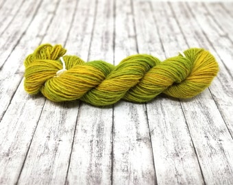 Hand dyed skein, naturally dyed wool, indie dyed wool, gift for knitter