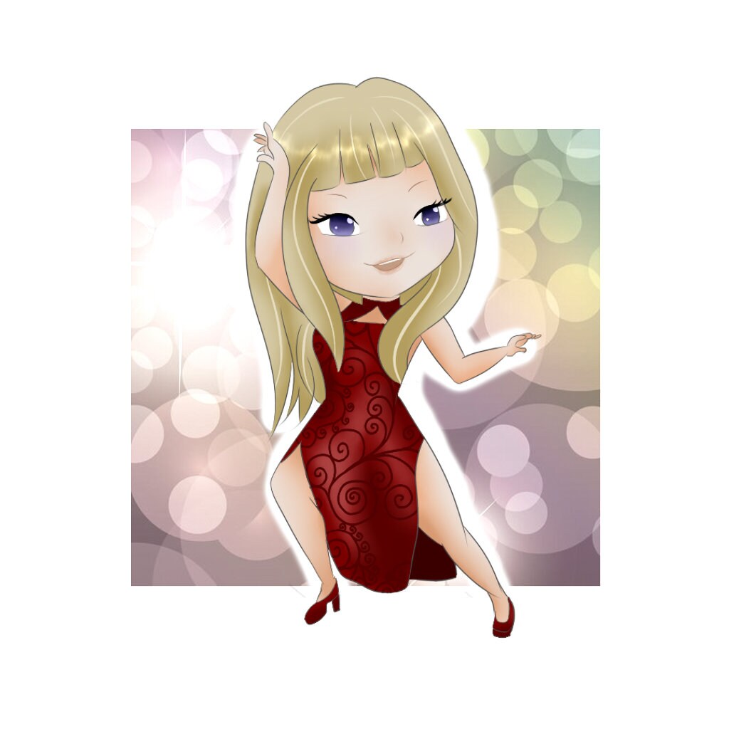 Personalised Characters, Chibi's, Perfect for Personalised Greetings ...