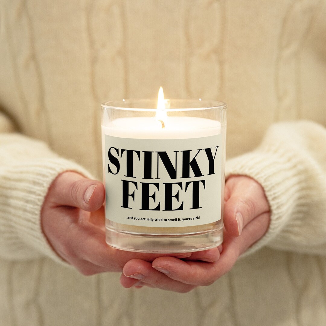 Stinky Feet Candle Smelly Funny Joke for Men Gag Gift Novelty Etsy