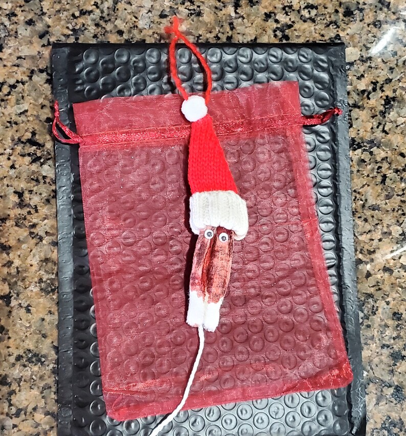 Gross Gag Gift Funny Prank for Her Bloody Tampon Christmas Ornament