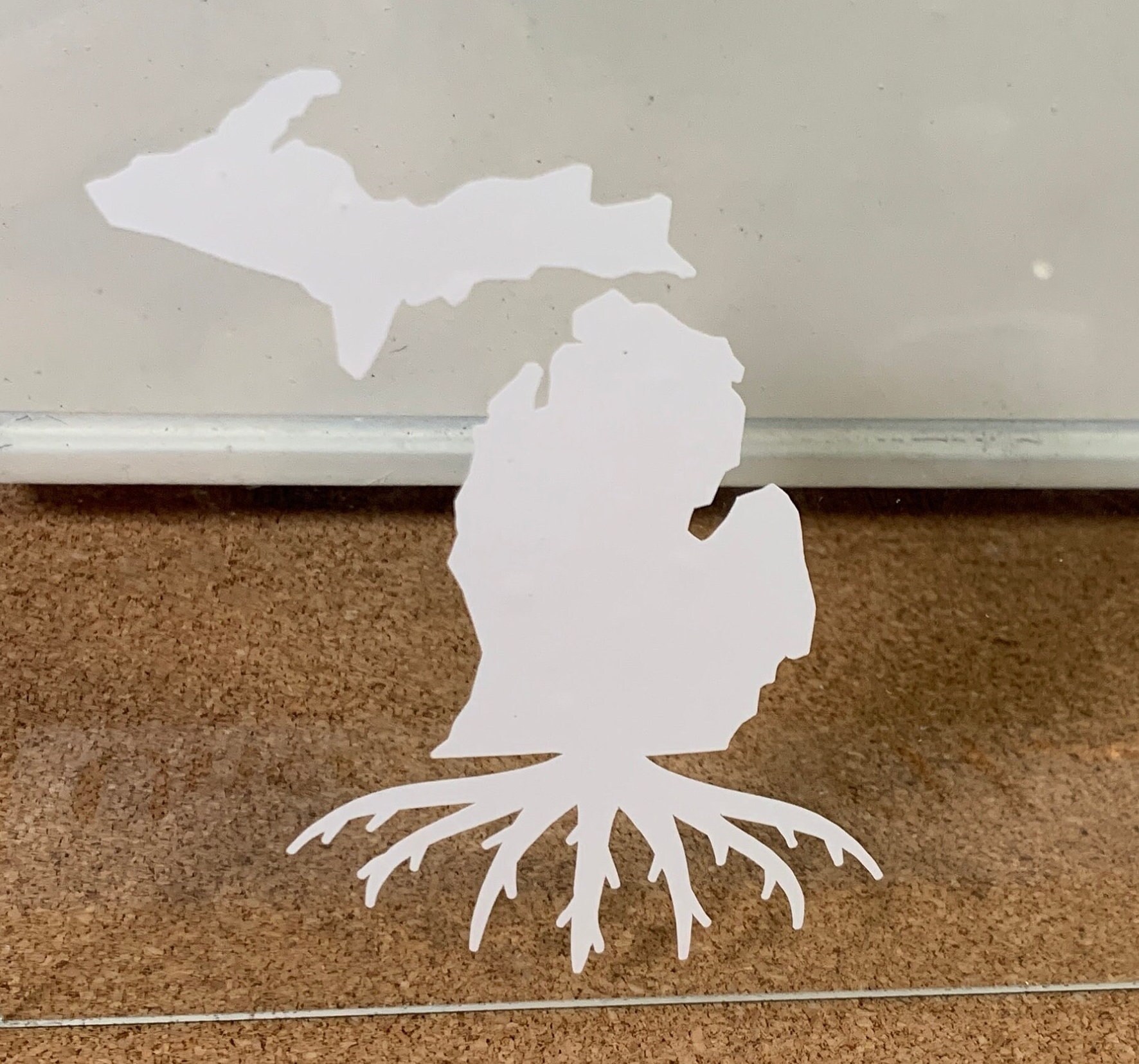 Michigan Roots Vector Michigan Roots Great Lakes State Outline With Handgun Vinyl Decal 5 ...