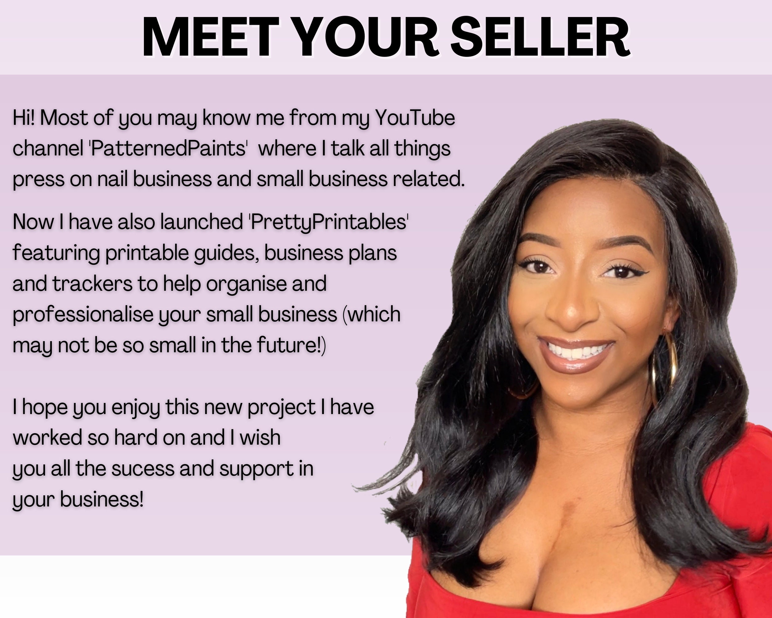 Press on Nail Business Branding Kit 28 Nail Card Templates Etsy