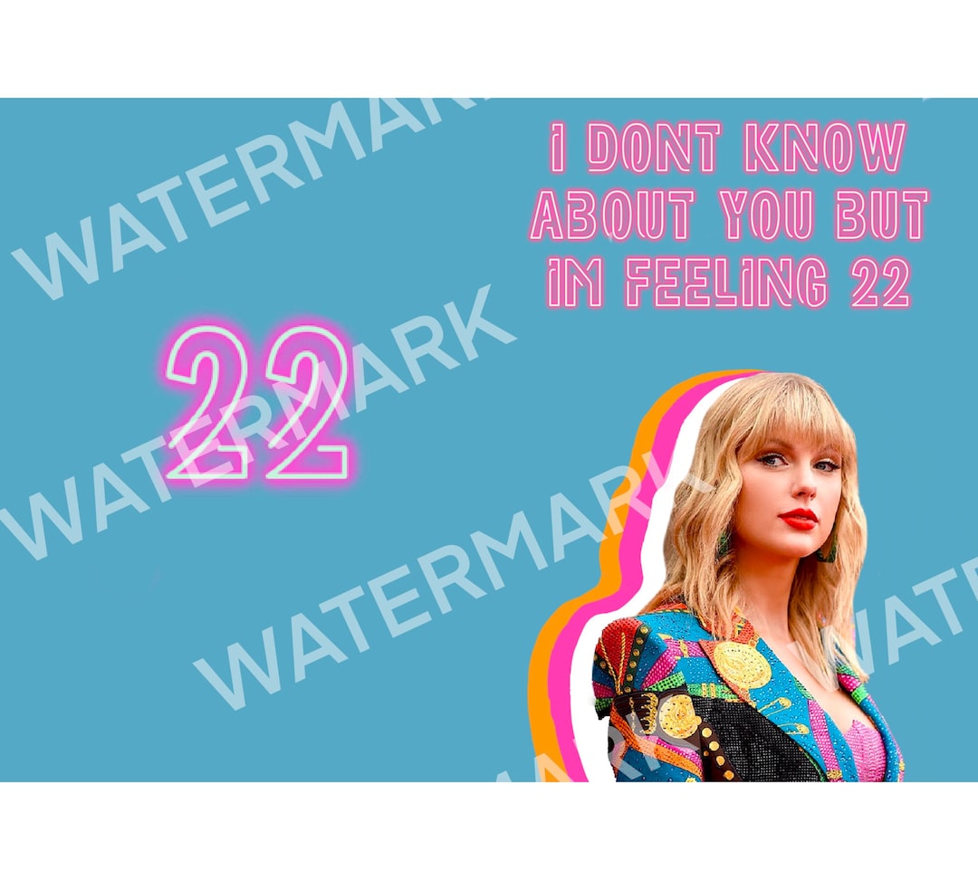 Taylor Swift Birthday Card Birthday Card for W Card Friend - Etsy