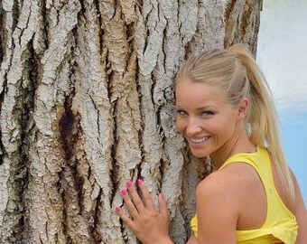 Naked Nude 5x7, 8x10 or 13x19 Glossy Photo Hot Sexy Brunette Female