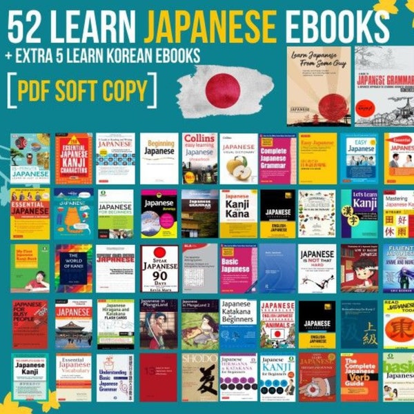 Bundle 52 E-Book To Learn Japanese Language