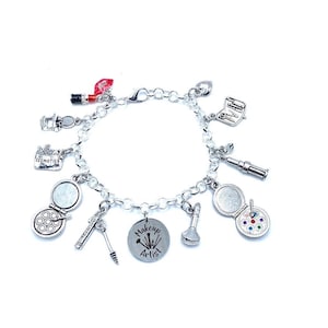 Makeup Artist Charm Bracelet