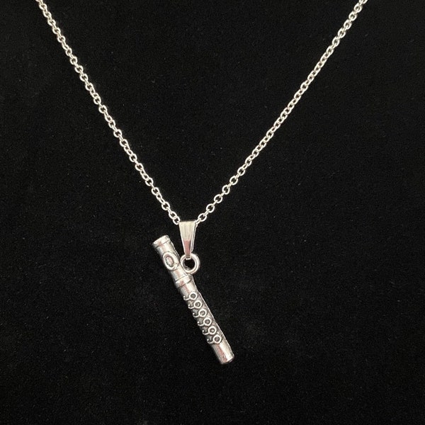 Flute Necklace Musical Instrument May Be Personalized