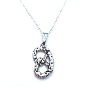 Pretzel Necklace May Be Personalized