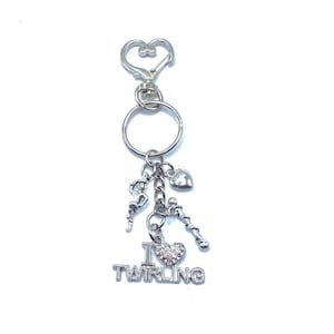 Majorette Keychain Bag Charm Baton Twirler