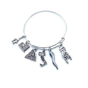 Italy Bracelet Italian Themed May Be Personalized