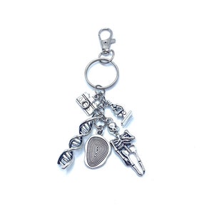 Crime Scene Investigator Keychain Bag Charm CSI May Be Personalized