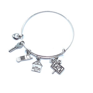 Real Estate Agent Bracelet Realtor Gift May Be Personalized