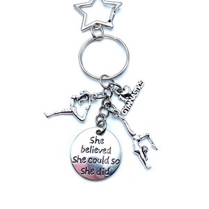 Gymnastics Keychain Bag Charm